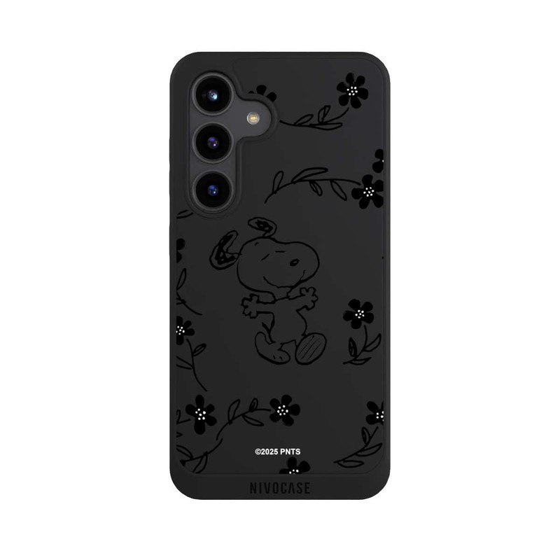 Galaxy S24 NIVOpure Snoopy und Flowers Transparent