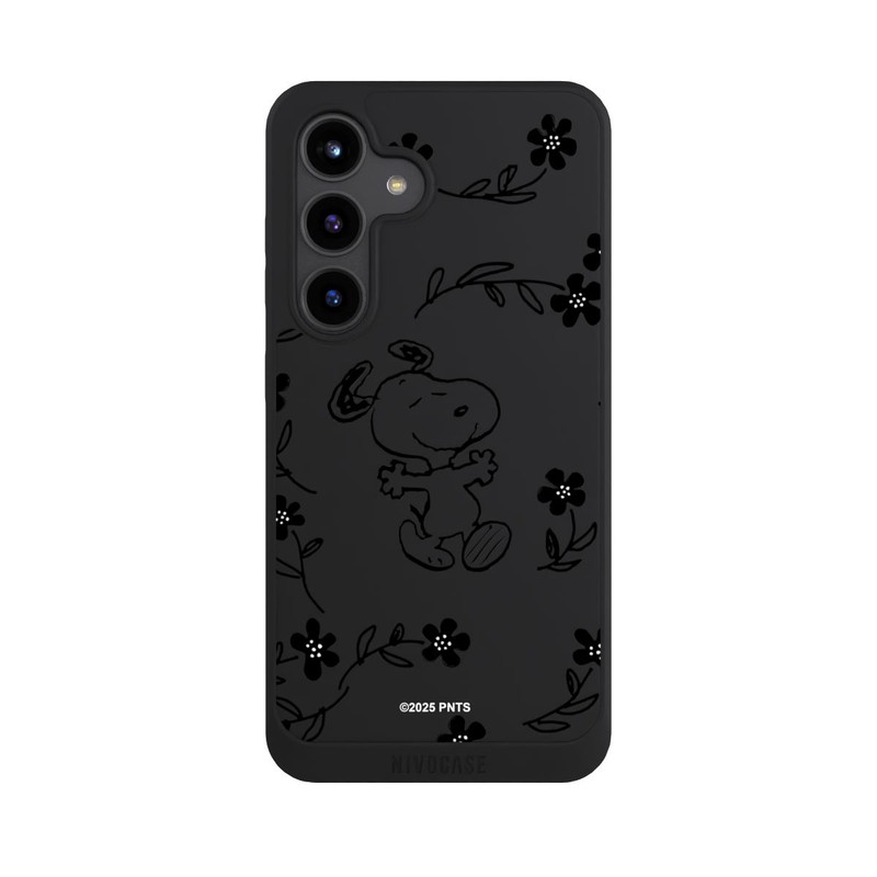 Galaxy S24 NIVOpure Snoopy und Flowers Transparent
