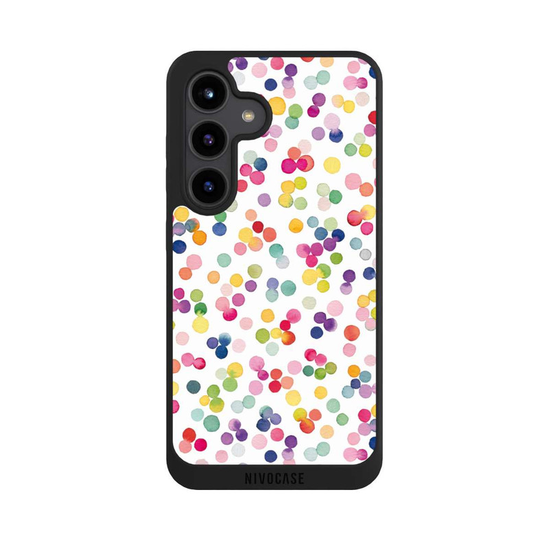Galaxy S24 NIVOpure Watercolor Dots Colorful