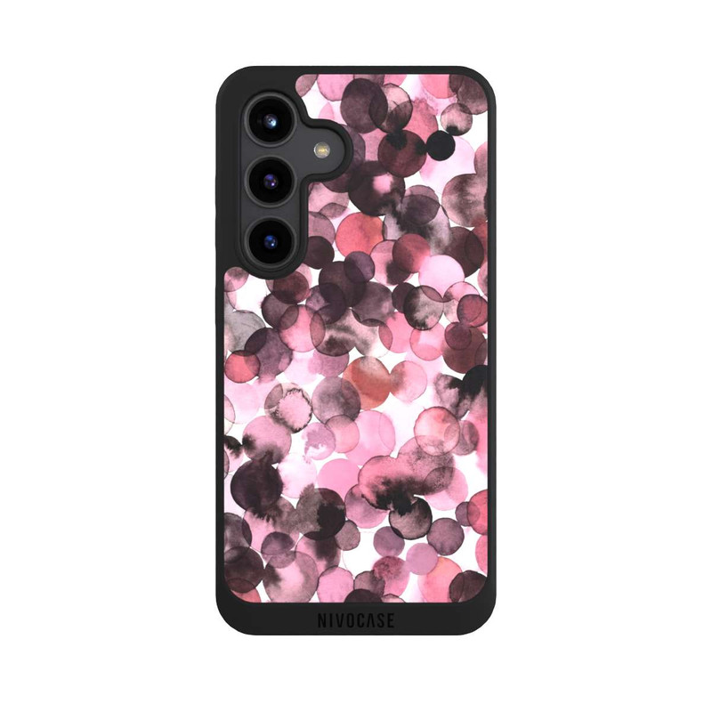 Galaxy S24 NIVOpure Purple Dots Watercolor
