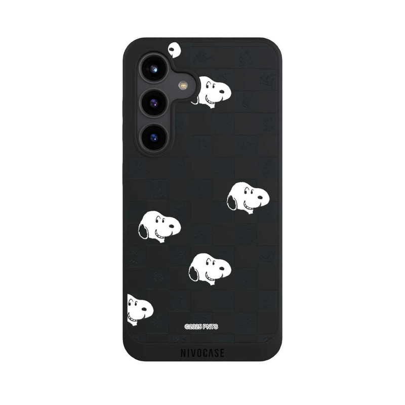Galaxy S24 NIVOpure Snoopy Checked Pattern