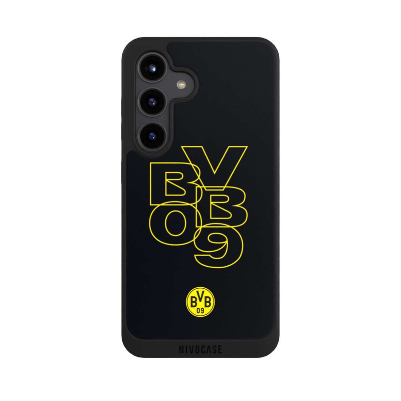 Galaxy S24 NIVOpure BVB09 Gelb Schwarz