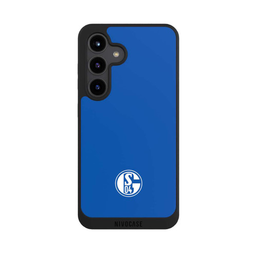 Samsung Galaxy S24 NIVOpure FC Schalke 04 Logo Blau