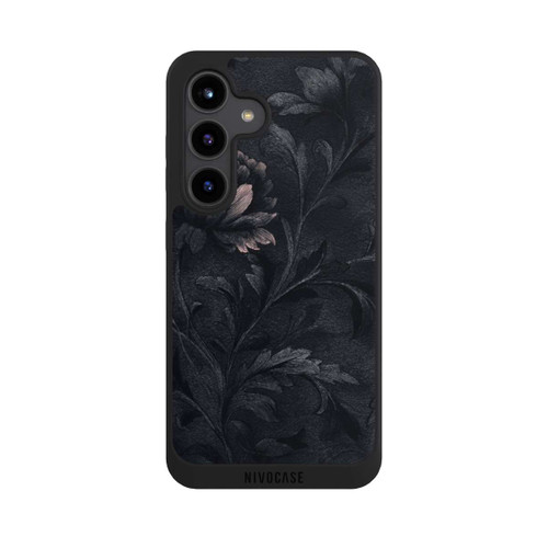 Samsung Galaxy S24 NIVOpure Dunkles Blumenmuster Vintage