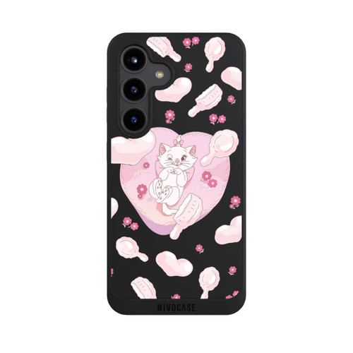 Samsung Galaxy S24 NIVOpure Aristocats Marie Herzen Pink Transparent