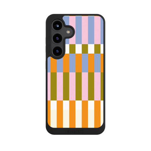 Samsung Galaxy S24 NIVOpure Thème à Carreaux Colorés et Audacieux
