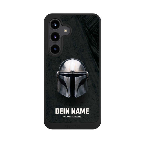 Samsung Galaxy S24 NIVOpure Star Wars Mandalorian Black Helmet Personalisierbar