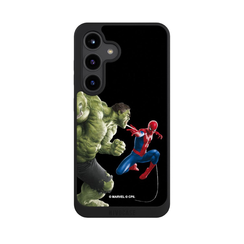 Galaxy S24 NIVOpure Spider-Man und Hulk