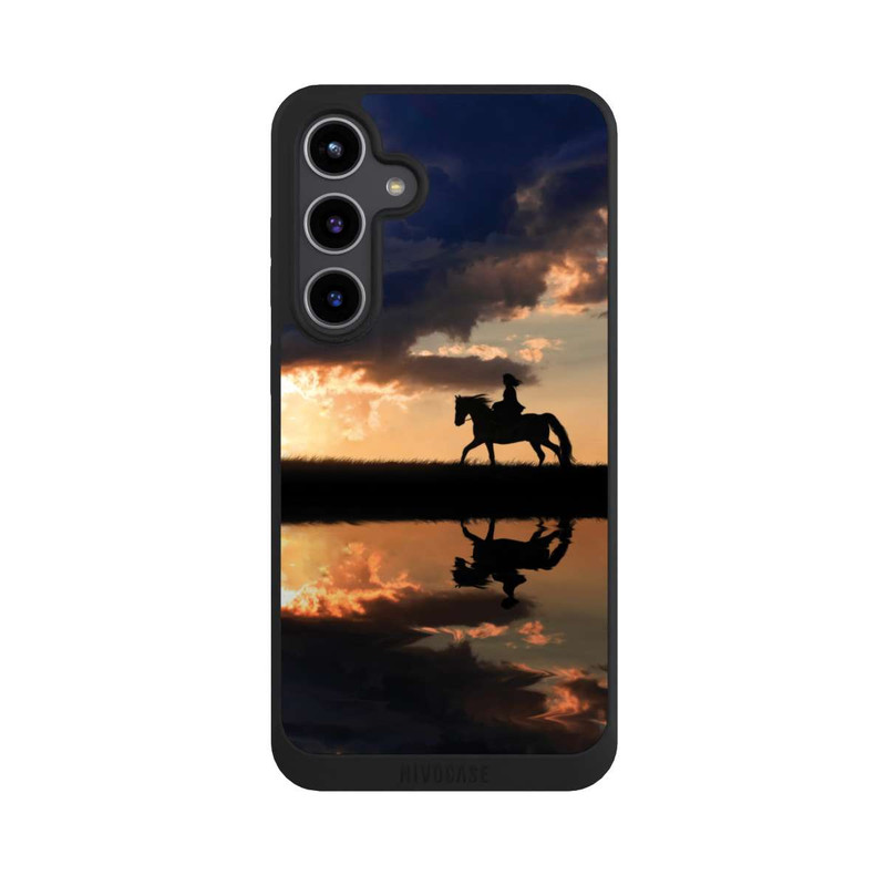 Galaxy S24 + NIVOpure Ausritt im Sonnenuntergang