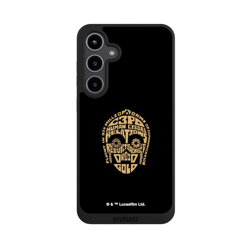 Galaxy S24 + NIVOpure C3PO Typo Graphique