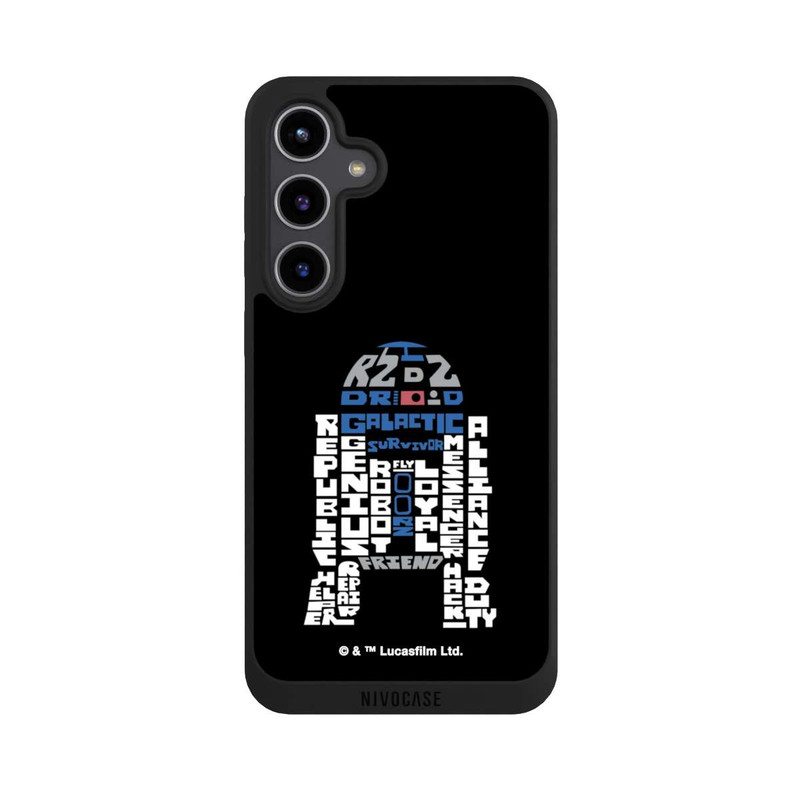 Galaxy S24 + NIVOpure R2-D2 Typo Graphique