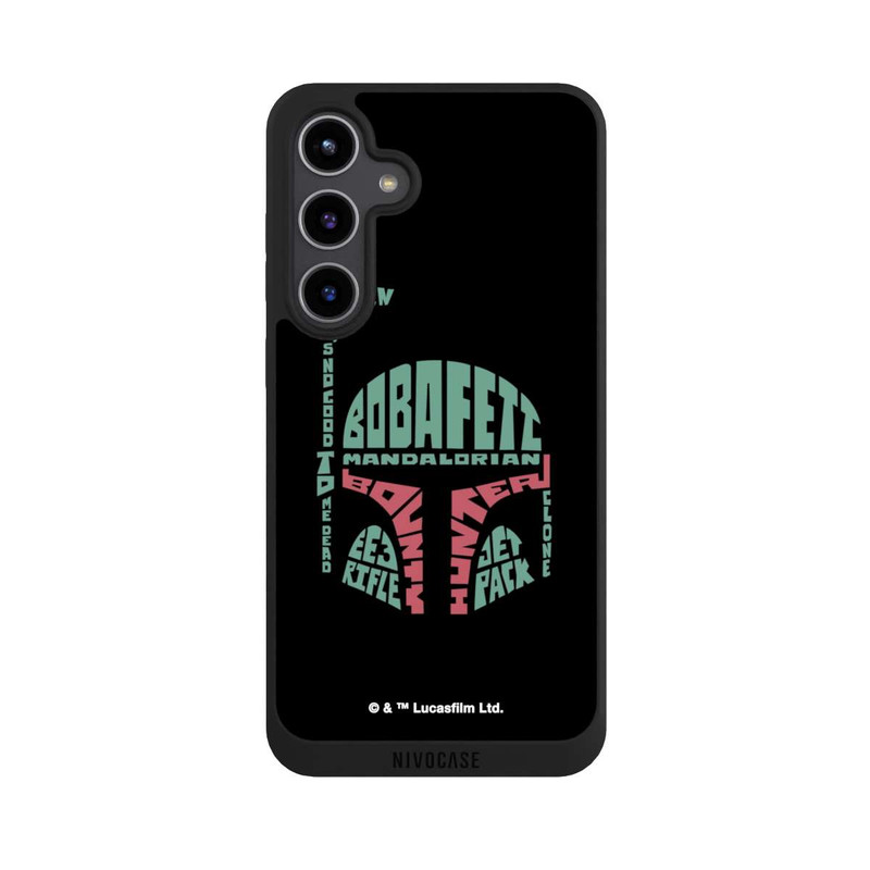 Galaxy S24 + NIVOpure Boba Fett Typo Grafisch