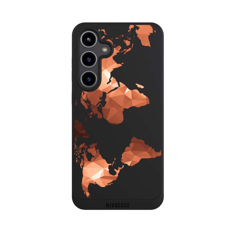 Galaxy S24 + NIVOpure Worldmap Triangle transparent