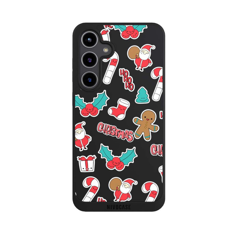 Galaxy S24 + NIVOpure Christmas Pattern transparent