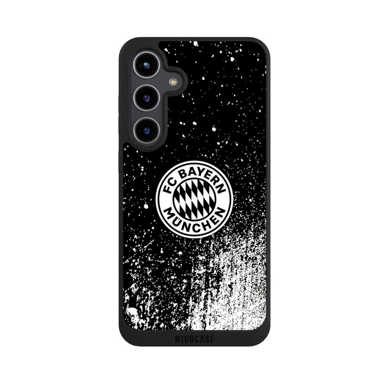 Galaxy S24 + NIVOpure Splatter Schwarz - FCB