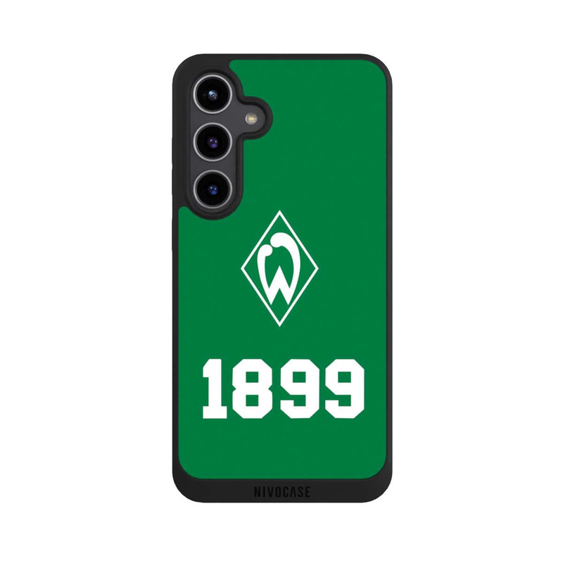 Galaxy S24 + NIVOpure 1899 Grün-Weiß Lebenslang Grün - Werder Bremen