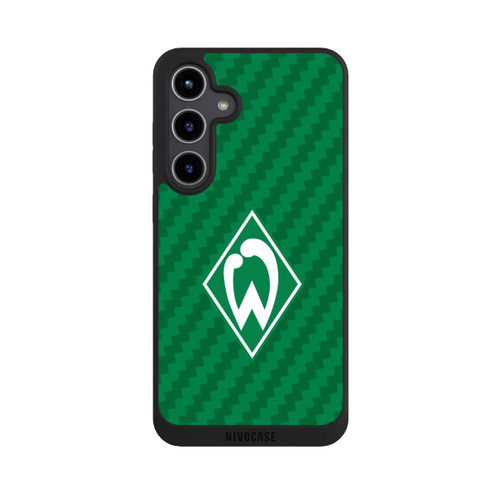 Samsung Galaxy S24+ NIVOpure Carbonlook - Werder Bremen