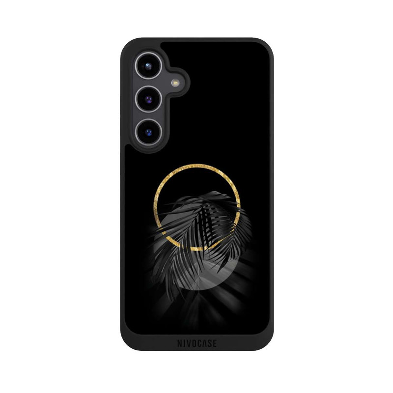 Galaxy S24 + NIVOpure Feuille tropicale noire