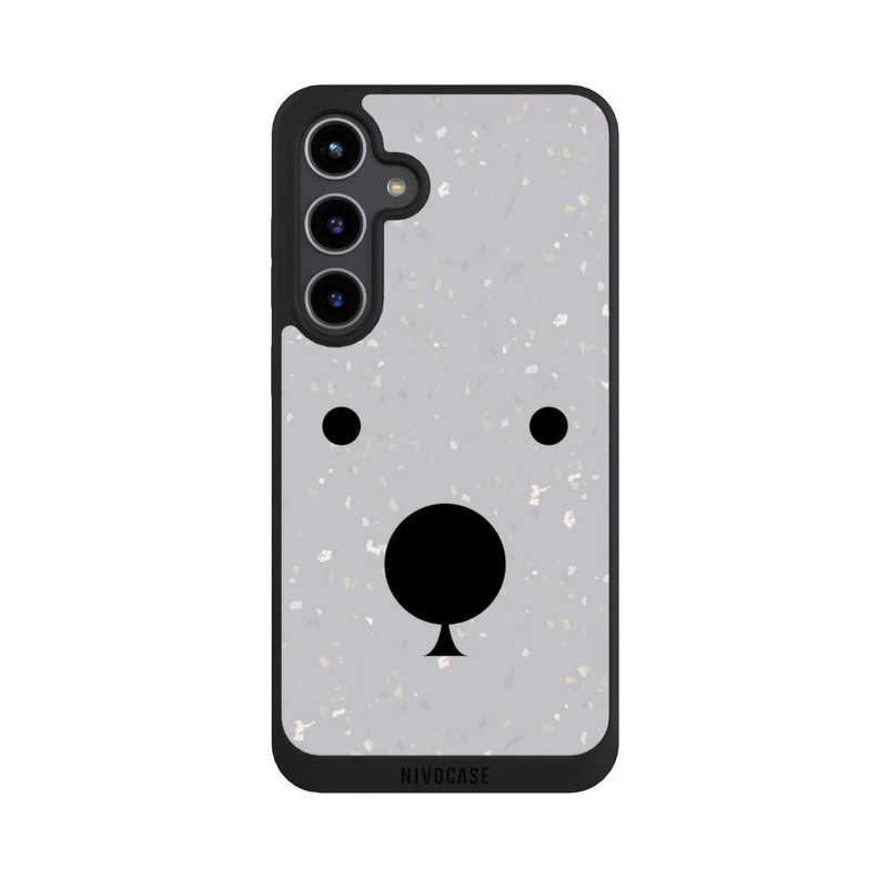 Galaxy S24 + NIVOpure Gros plan sur l'ours