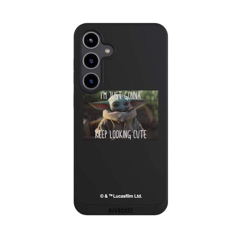 Galaxy S24 + NIVOpure Star Wars The Child Cute Transparent