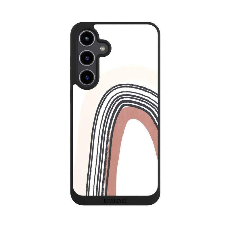 Galaxy S24 + NIVOpure Texturierter Regenbogen