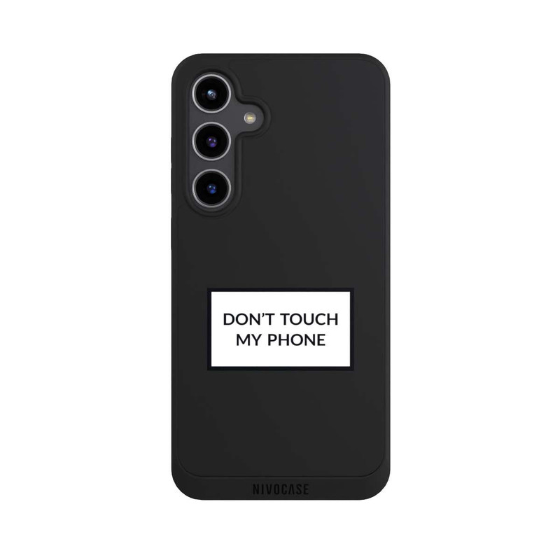 Galaxy S24 + NIVOpure Do Not Touch My Phone Transparent