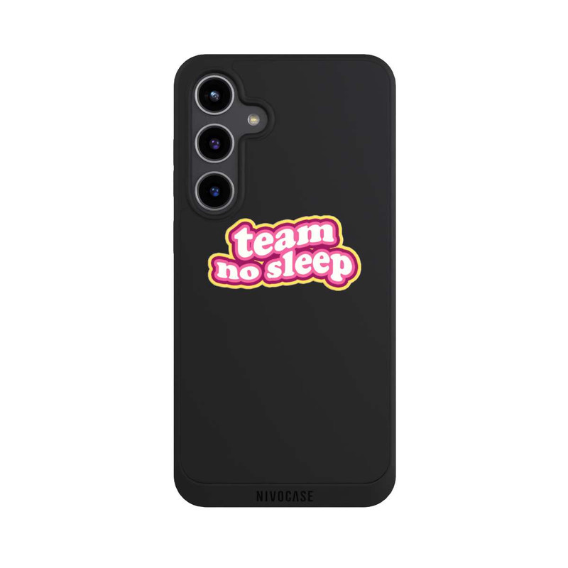 Galaxy S24 + NIVOpure Team No Sleep 70s Transparent