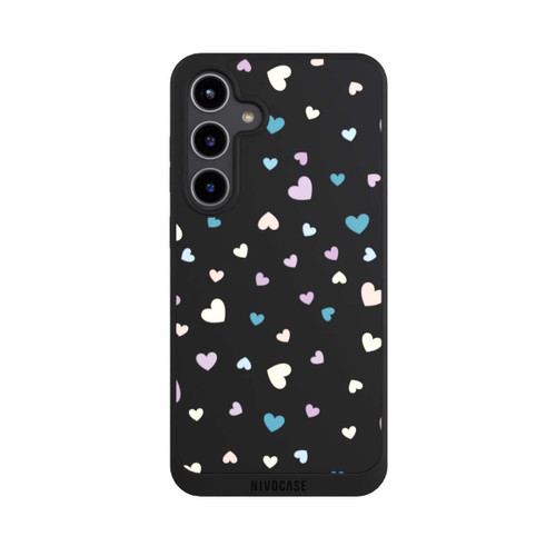 Samsung Galaxy S24+ NIVOpure Coeurs pastel