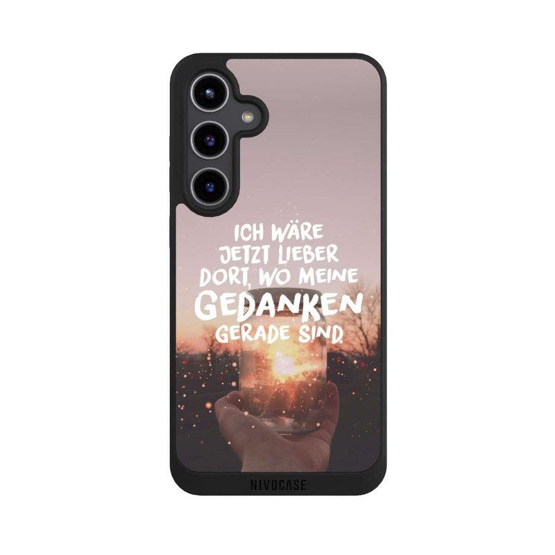 Galaxy S24 + NIVOpure Ich Wäre Jetzt Lieber Dort