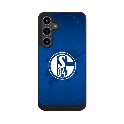 Samsung Galaxy S24+ NIVOpure Schalke 04 Farbe Fleck Blau