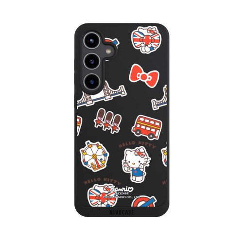 Samsung Galaxy S24+ NIVOpure Hello Kitty Londoner Abzeichen Transparent