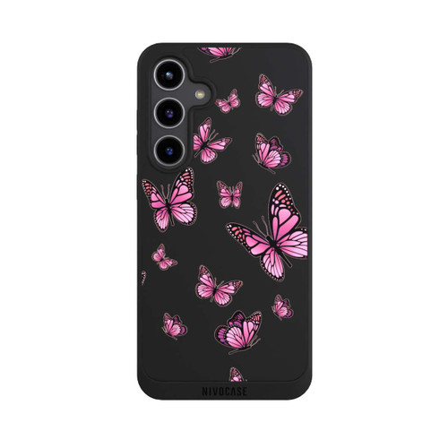 Samsung Galaxy S24+ NIVOpure Butterflies pink