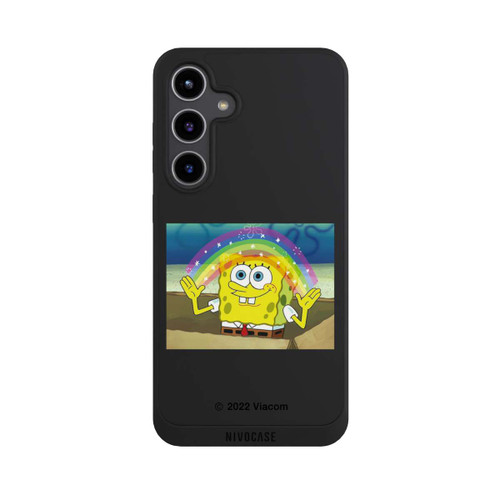 Samsung Galaxy S24+ NIVOpure Spongebob - Rainbow Meme transparent