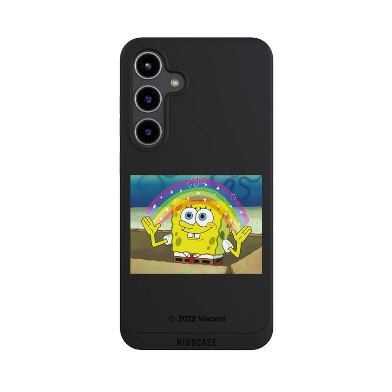 Galaxy S24 + NIVOpure Spongebob - Regenbogen Meme transparent