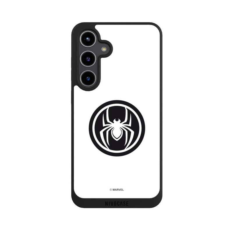 Galaxy S24 + NIVOpure Spider-Man Spider Logo White