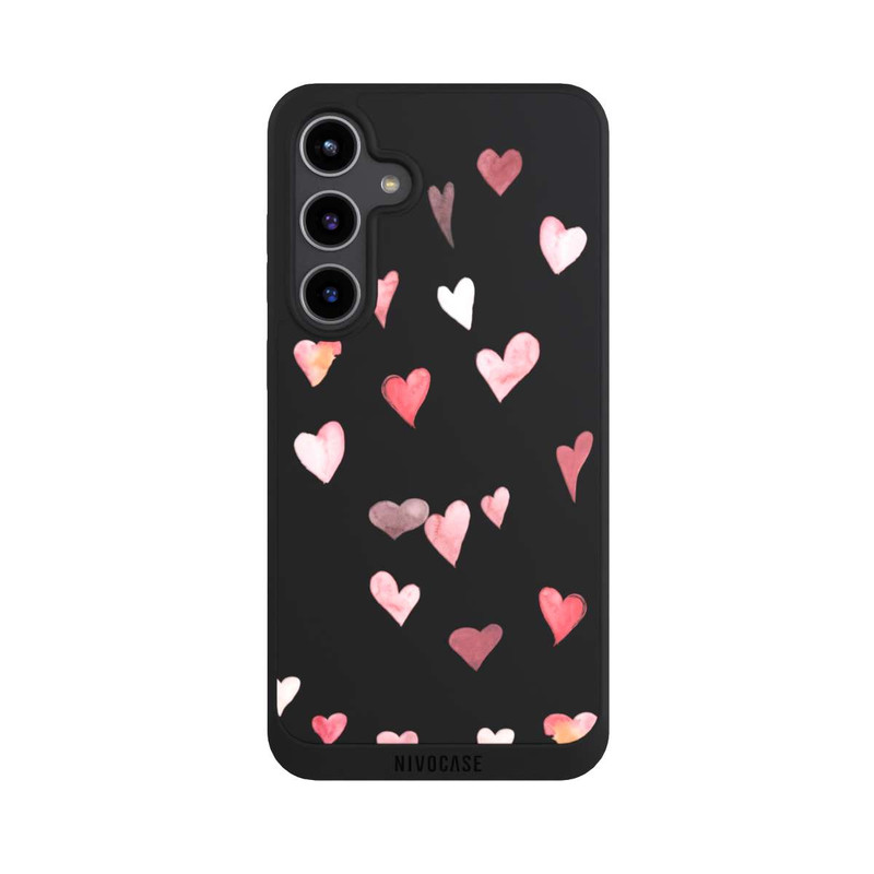 Galaxy S24 + NIVOpure Coeurs de Saint-Valentin tombant
