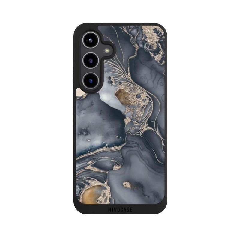 Galaxy S24 + NIVOpure Alcohol Ink Gold Grey