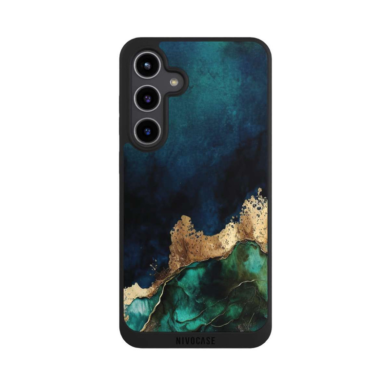 Galaxy S24 + NIVOpure Petrol Blue Gold