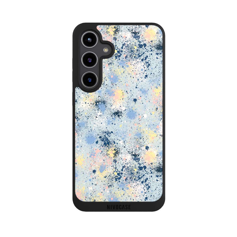 Galaxy S24 + NIVOpure Ink Dripping Dust Texture Blue