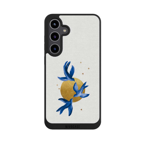 Samsung Galaxy S24+ NIVOpure Oiseaux bleus