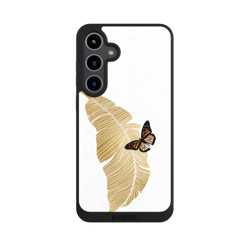 Samsung Galaxy S24+ NIVOpure Papillon et feuille de palmier