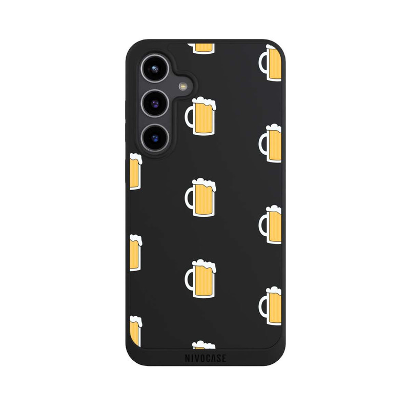 Galaxy S24 + NIVOpure Beer Glass Pattern Illustration