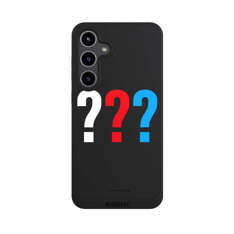 Galaxy S24 + NIVOpure Die Drei Fragezeichen Logo Transparent