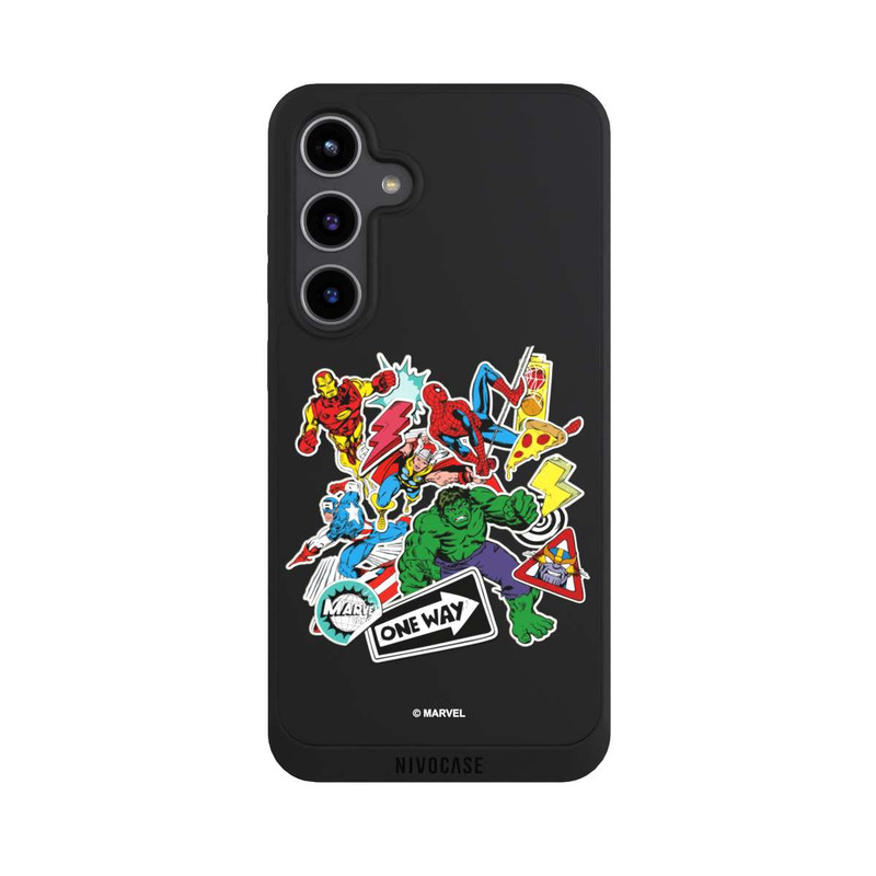 Galaxy S24 + NIVOpure Capitan American Shield Transparent