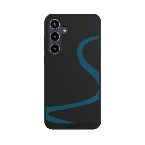 Samsung Galaxy S24+ NIVOpure Blaue Linie Transparent