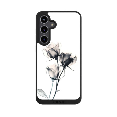 Samsung Galaxy S24+ NIVOpure Schwarze Blume