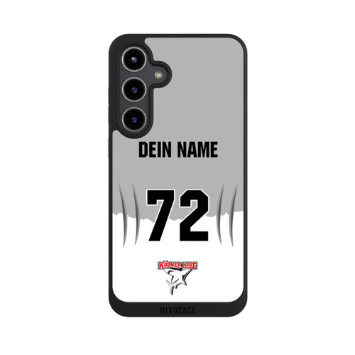 Samsung Galaxy S24+ NIVOpure Kölner Haie Trikotmotiv Personalisierbar