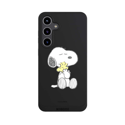 Samsung Galaxy S24+ NIVOpure Transparent Snoopy And Woodstock Cuddling 