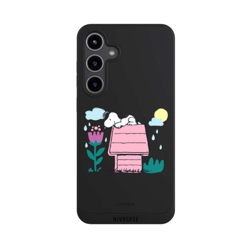 Samsung Galaxy S24+ NIVOpure Snoopy Hundehütte Spring transparent