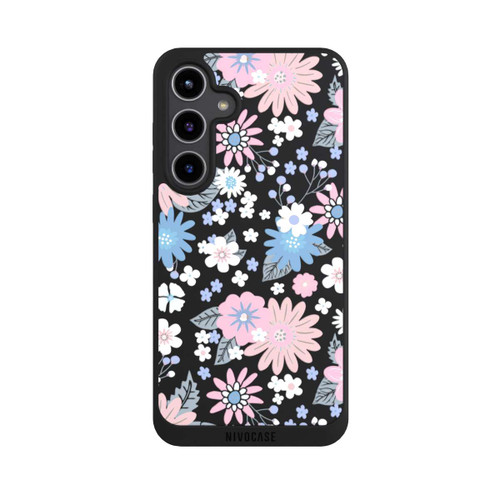 Samsung Galaxy S24+ NIVOpure Wildflower Pattern Illustration Pastell Transparent